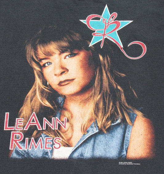 1996 Size XL Leann Rimes "Blue" Tee Shirt