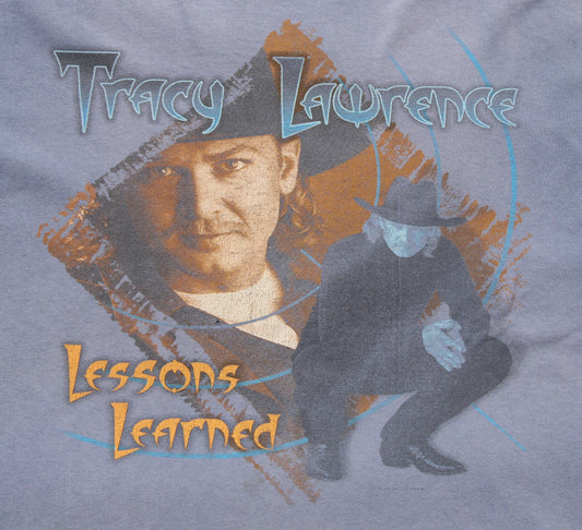 2000 Size Large Tracy Lawrence "Lessons Learned Tour" Tee Shirt