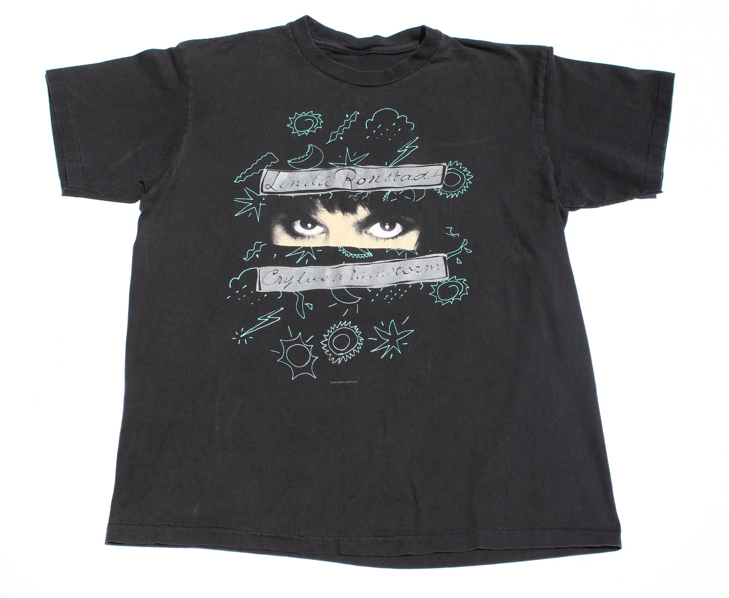 1990 Size Medium Linda Ronstadt "Cry Like A Rainstorm" Tee Shirt