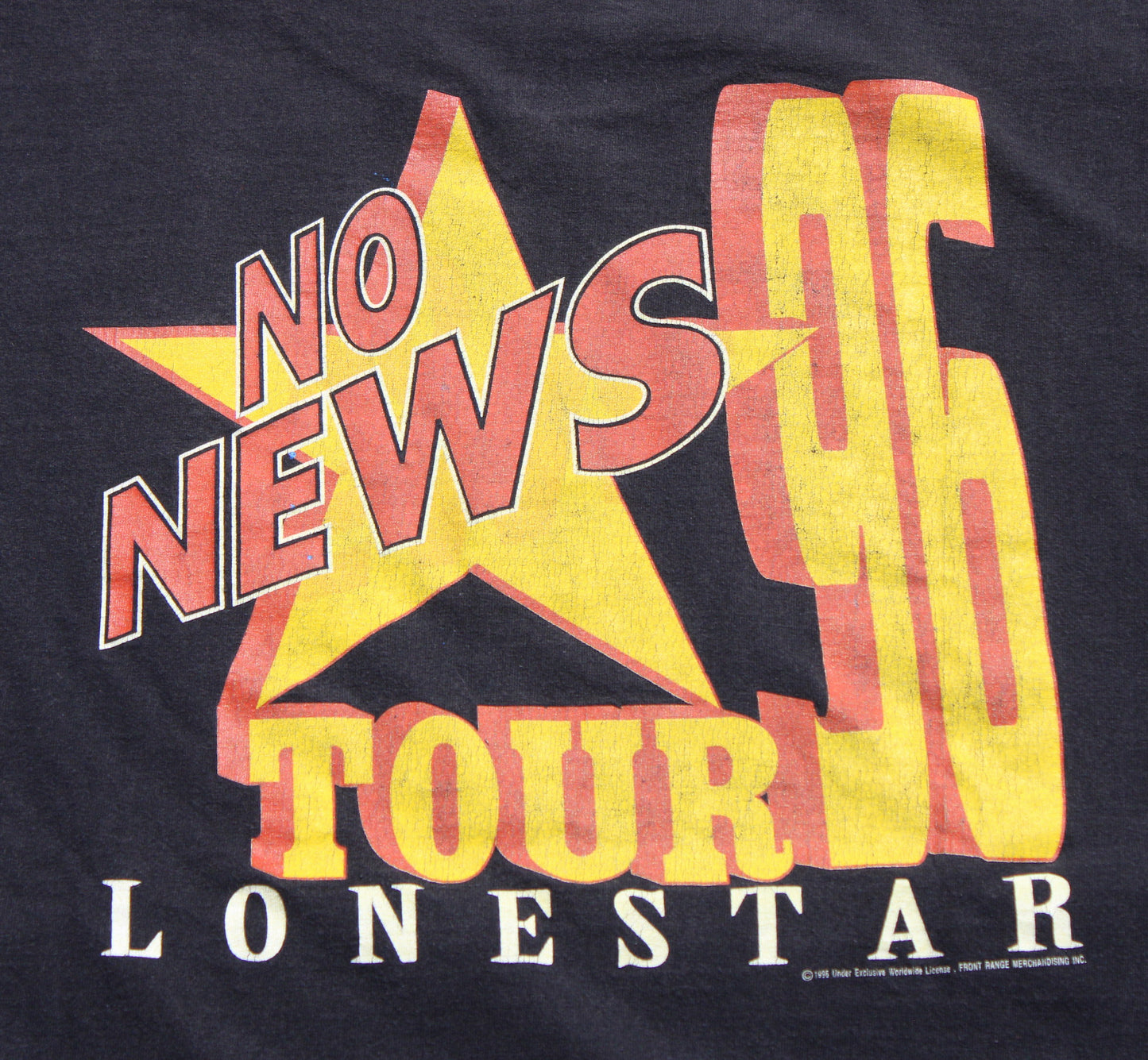 1995 Size XXL Lonestar "No News Tour" Tee Shirt