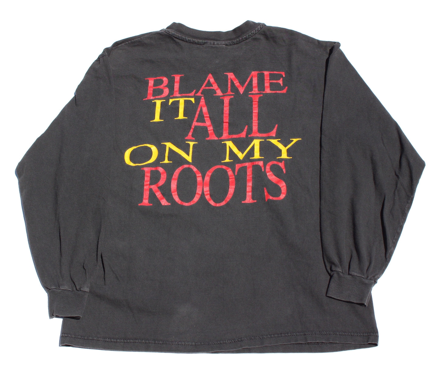 1996 Size Medium Garth Brooks "Blame It All On My Roots" Long Sleeve Shirt