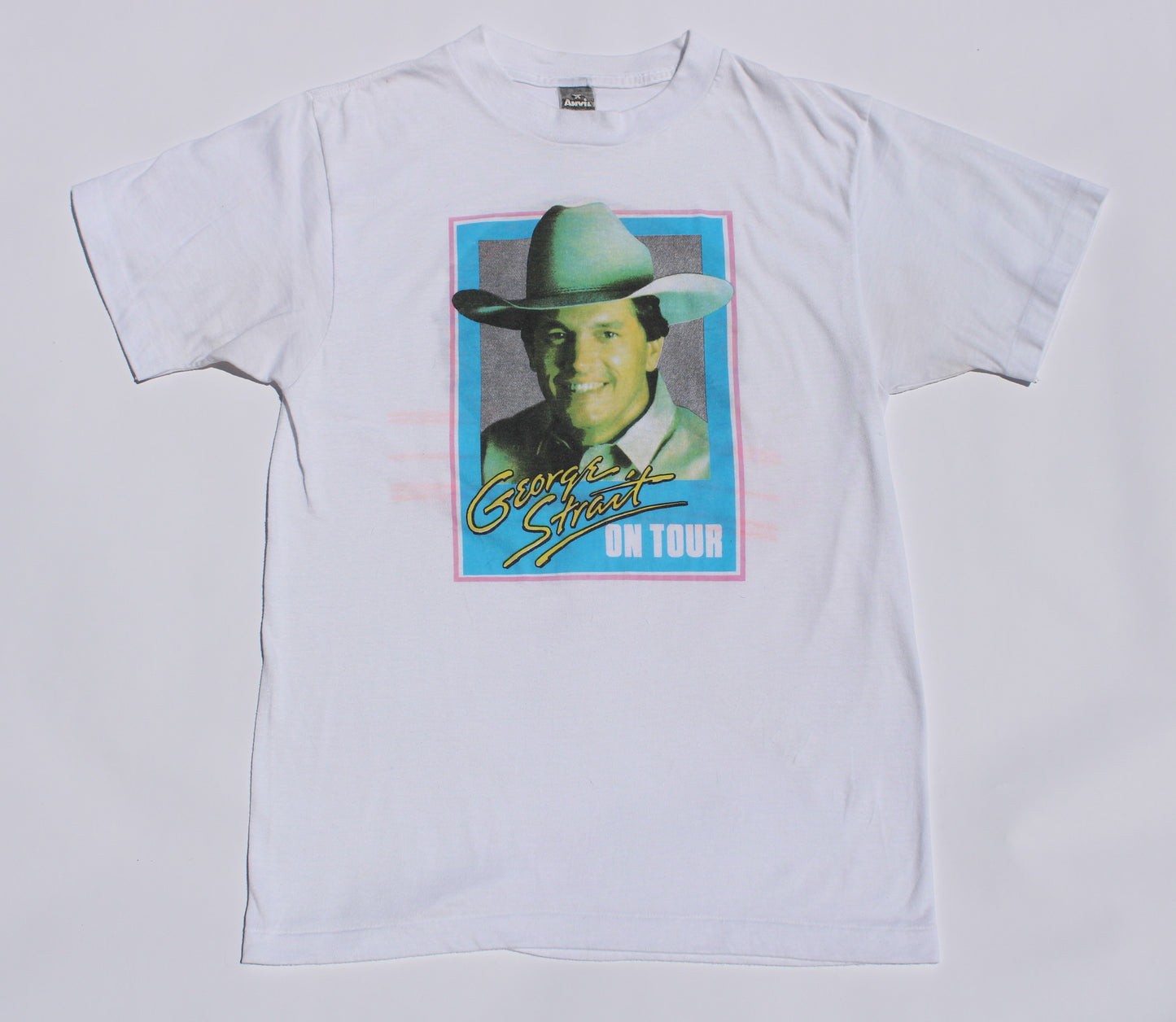1989 Size Medium George Strait "Beyond The Blue Neon" Tee Shirt