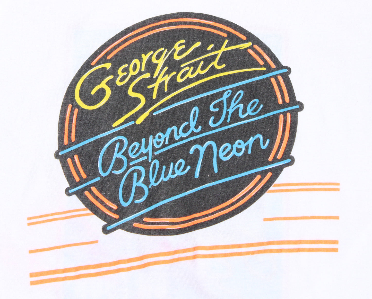1989 Size Medium George Strait "Beyond The Blue Neon" Tee Shirt