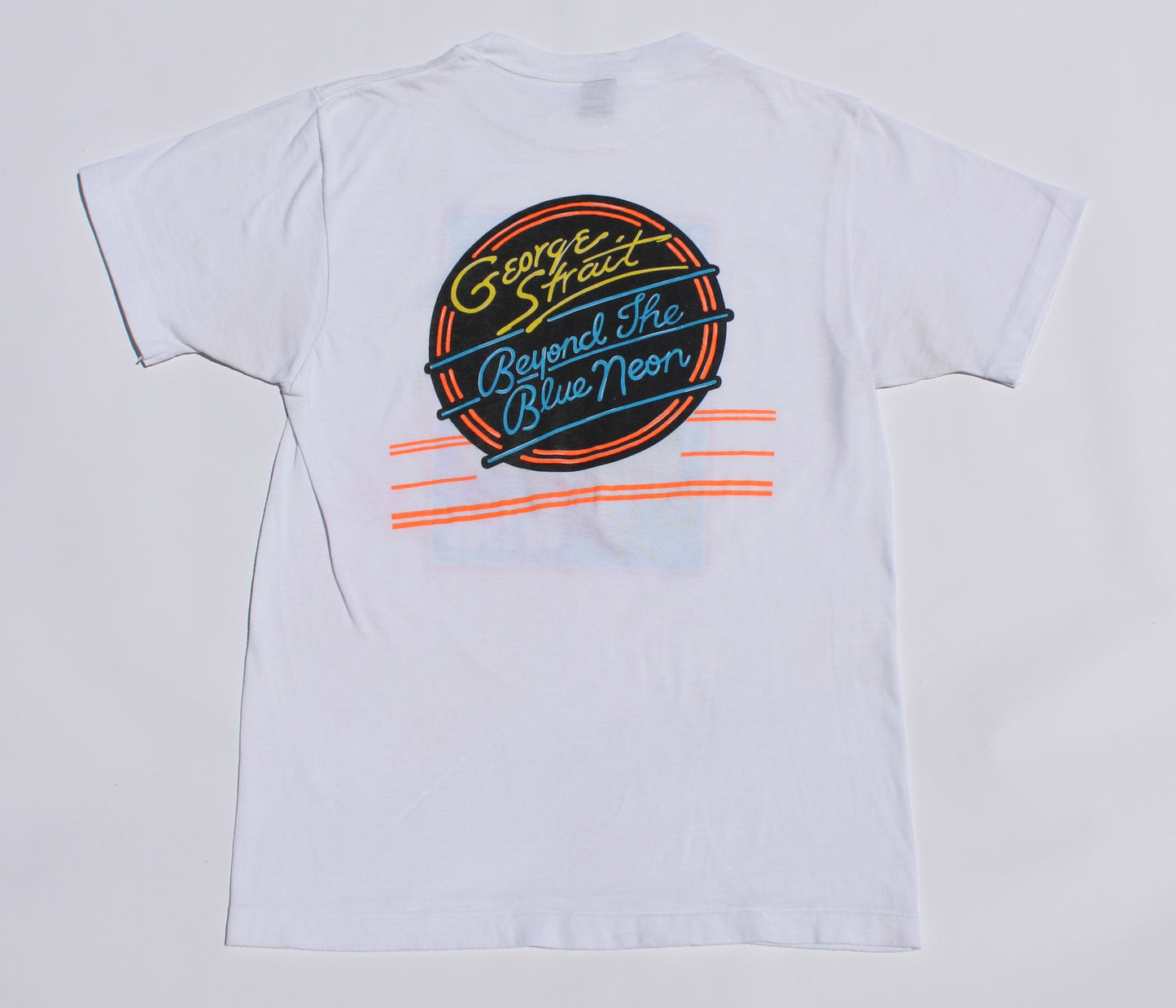 1989 Size Medium George Strait "Beyond The Blue Neon" Tee Shirt