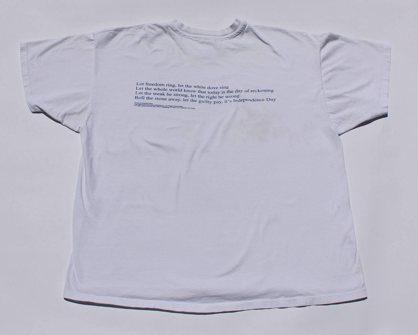 1990's Size XXL Martina McBride "Independence Day" Tee Shirt