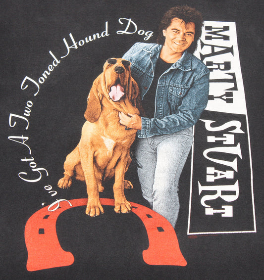 1995 Size XL Marty Stuart "Hound Dog" Tee Shirt