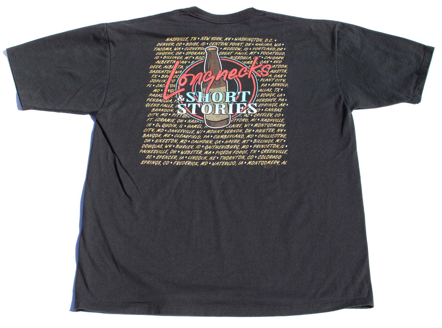 1992 Size XL Mark Chesnutt "Longnecks & Short Stories" Tee Shirt