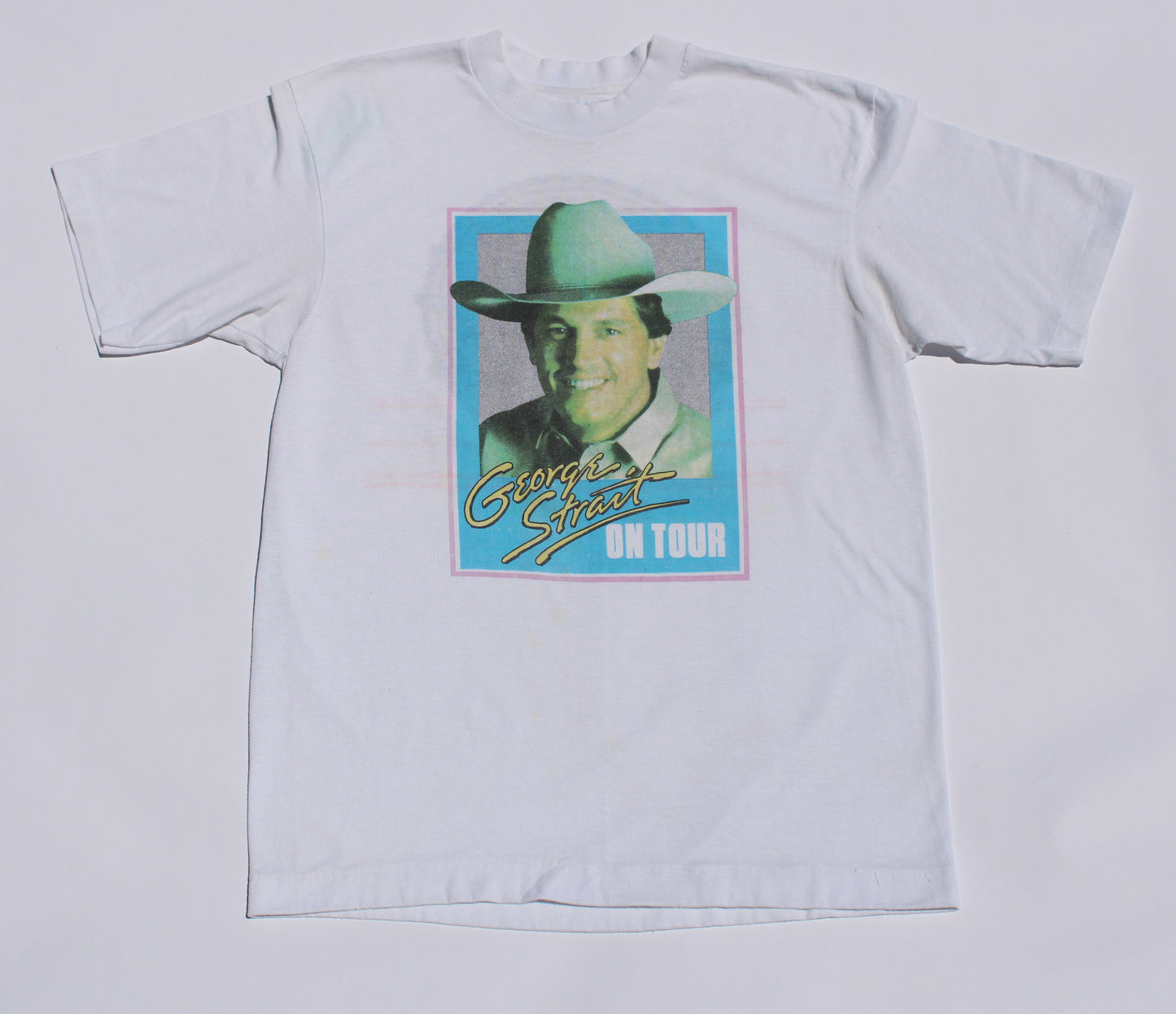 1989 Size Medium George Strait "Beyond The Blue Neon" Tee Shirt