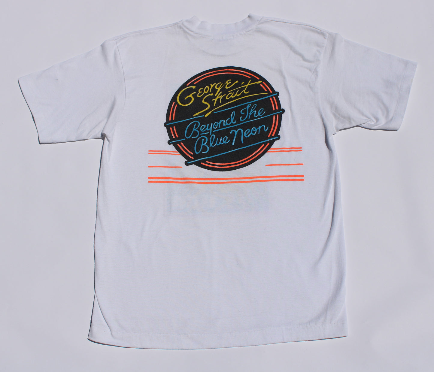 1989 Size Medium George Strait "Beyond The Blue Neon" Tee Shirt