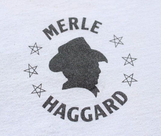 1980's Size Small Merle Haggard "The Legend Goes On" Tee Shirt