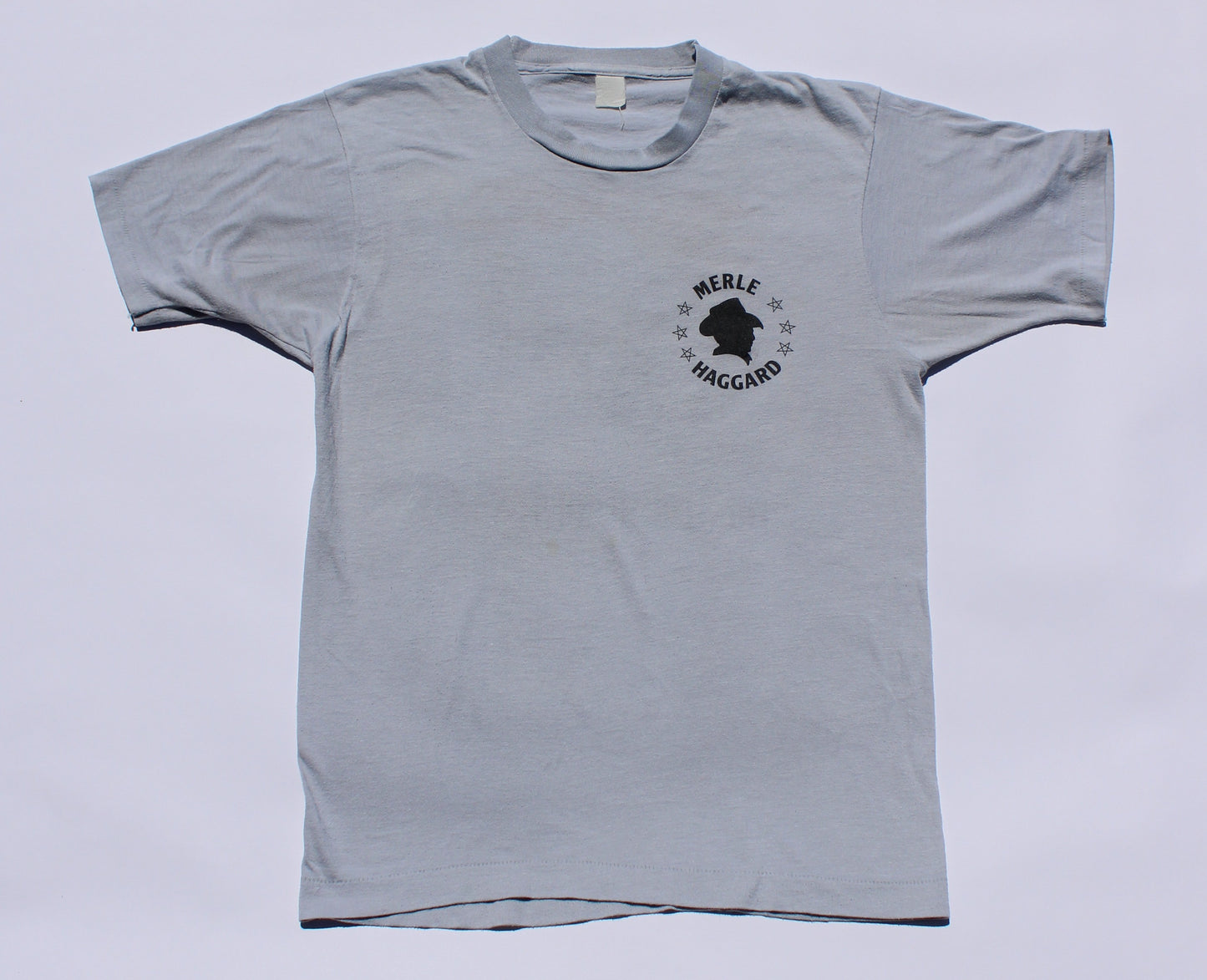 1980's Size Small Merle Haggard "The Legend Goes On" Tee Shirt