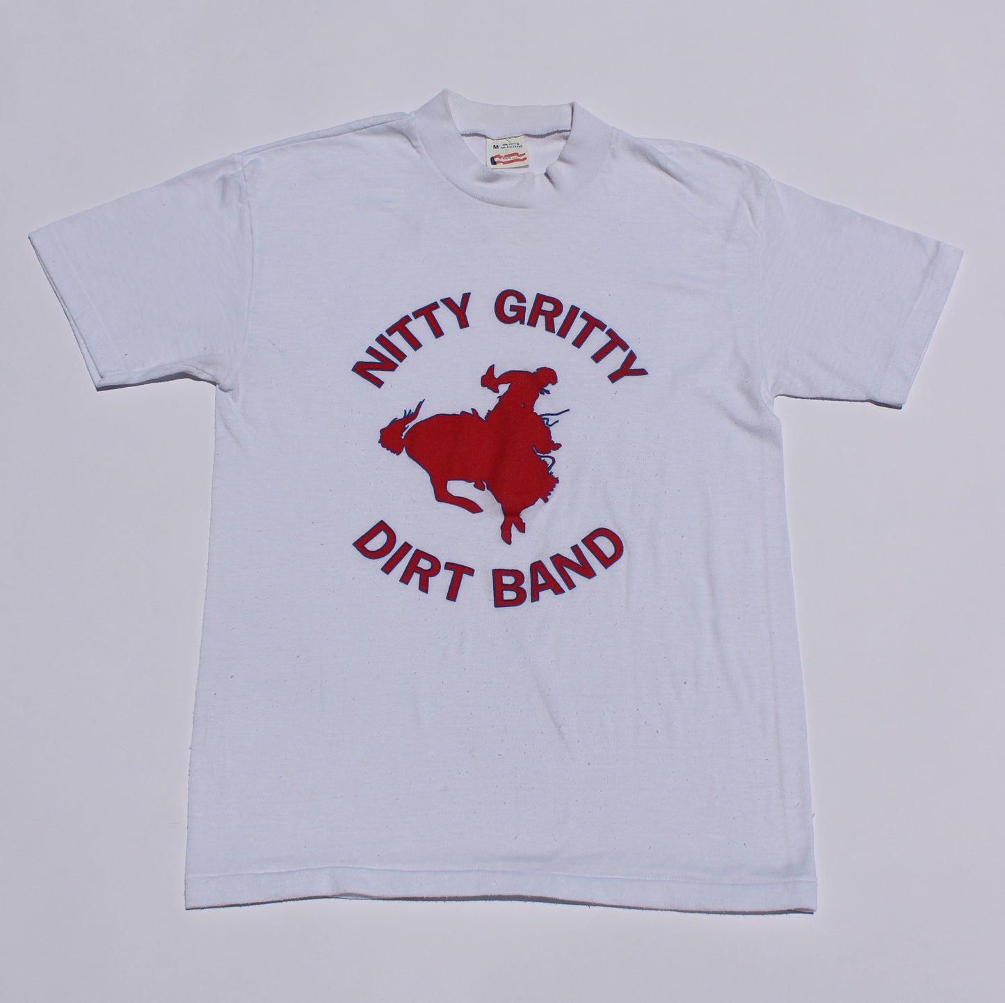 1980's Size Small Nitty Gritty Dirt Band "Bullrider" Tee Shirt