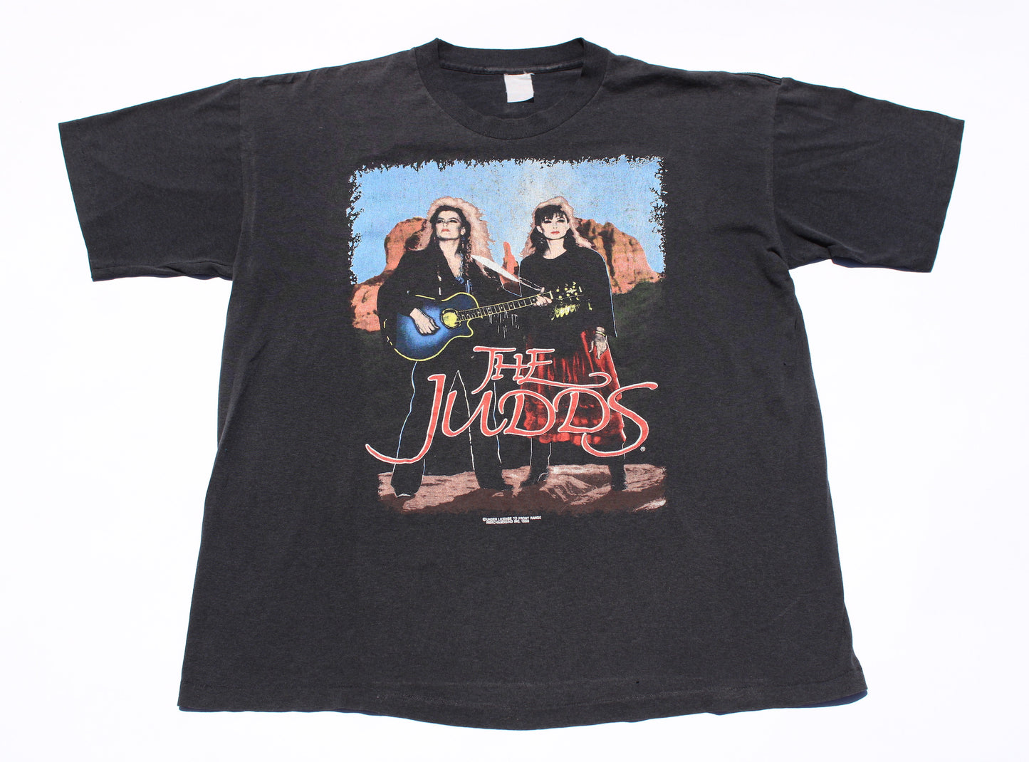 1990 Size XL The Judds "Farewell Tour-Black" Tee Shirt