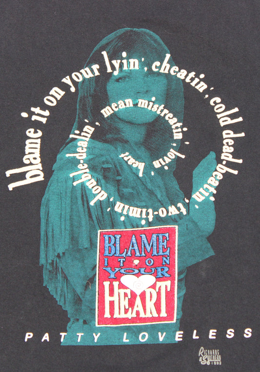 1993 Size Large Patty Loveless "Blame It On Your Heart" Tank Top
