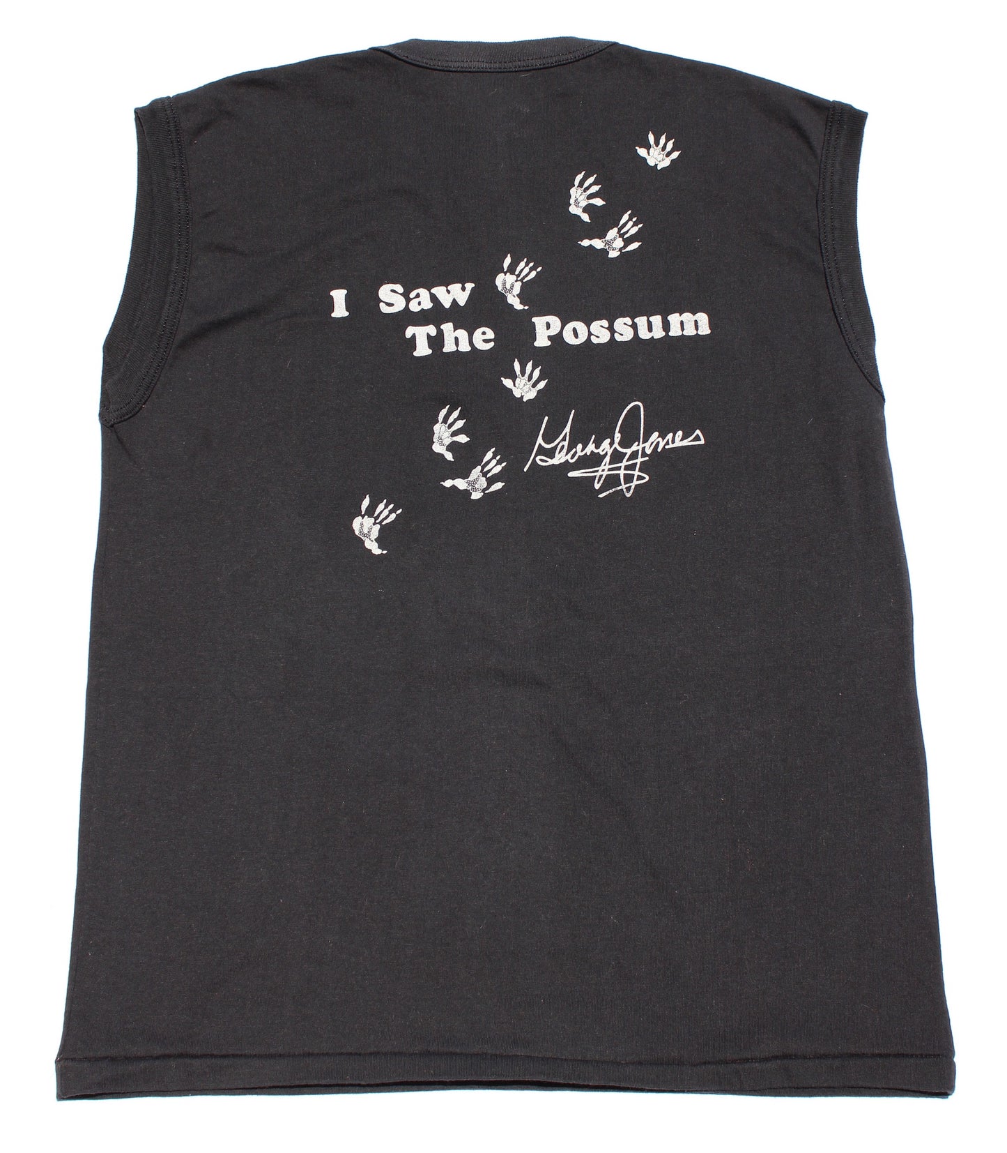 1980's Size Large George Jones "Possum" Sleeveless Shirt
