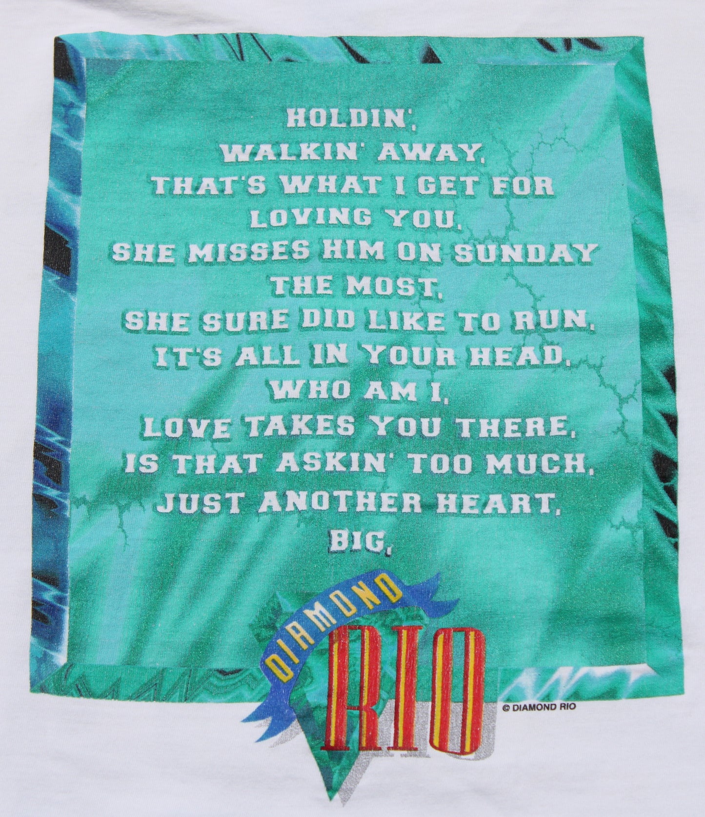 1990's Size XL Diamond Rio "IV" Tee Shirt