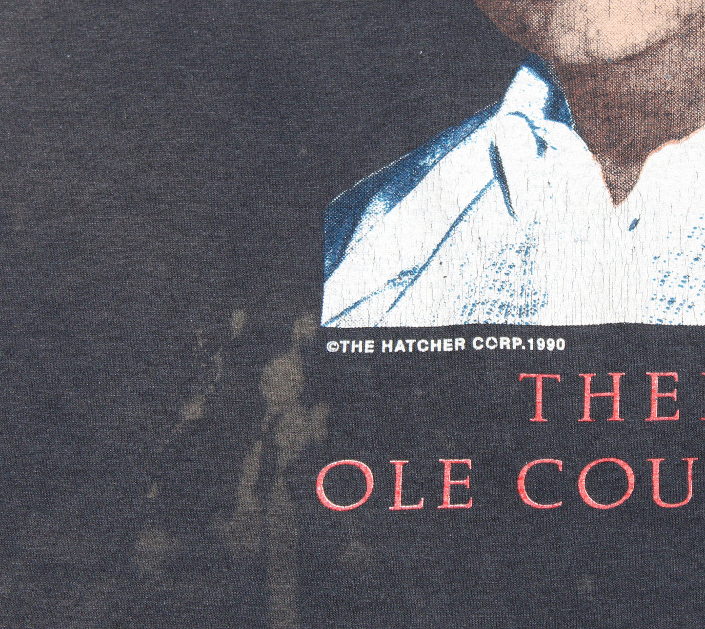 1990 Size Large Randy Travis X George Jones "Ole Country Boys" Tee Shirt
