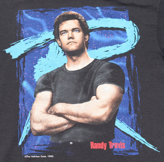 1992 Size Medium Randy Travis "R" Tee Shirt