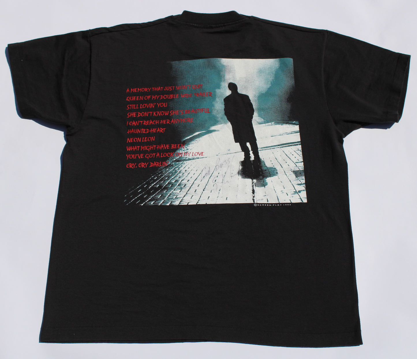 1993 Size XL Sammy Kershaw "Face" Tee Shirt