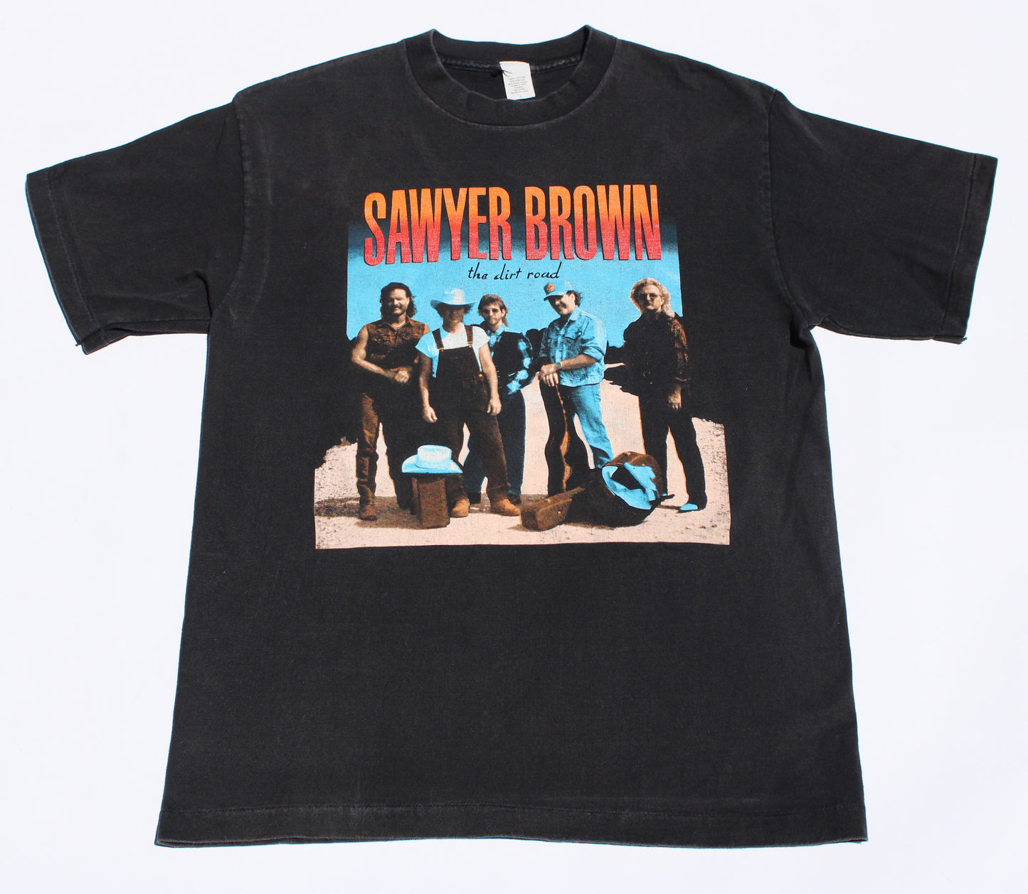 1992 Size Large Sawyer Brown "The Dirt Road" Tee Shirt