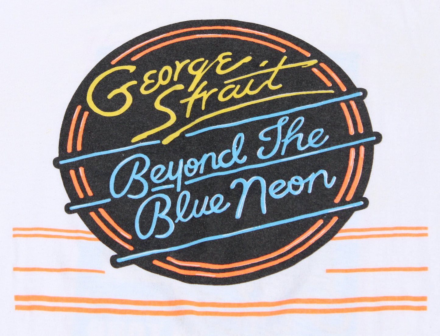 1989 Size XL George Strait "Beyond The Blue Neon" Tee Shirt