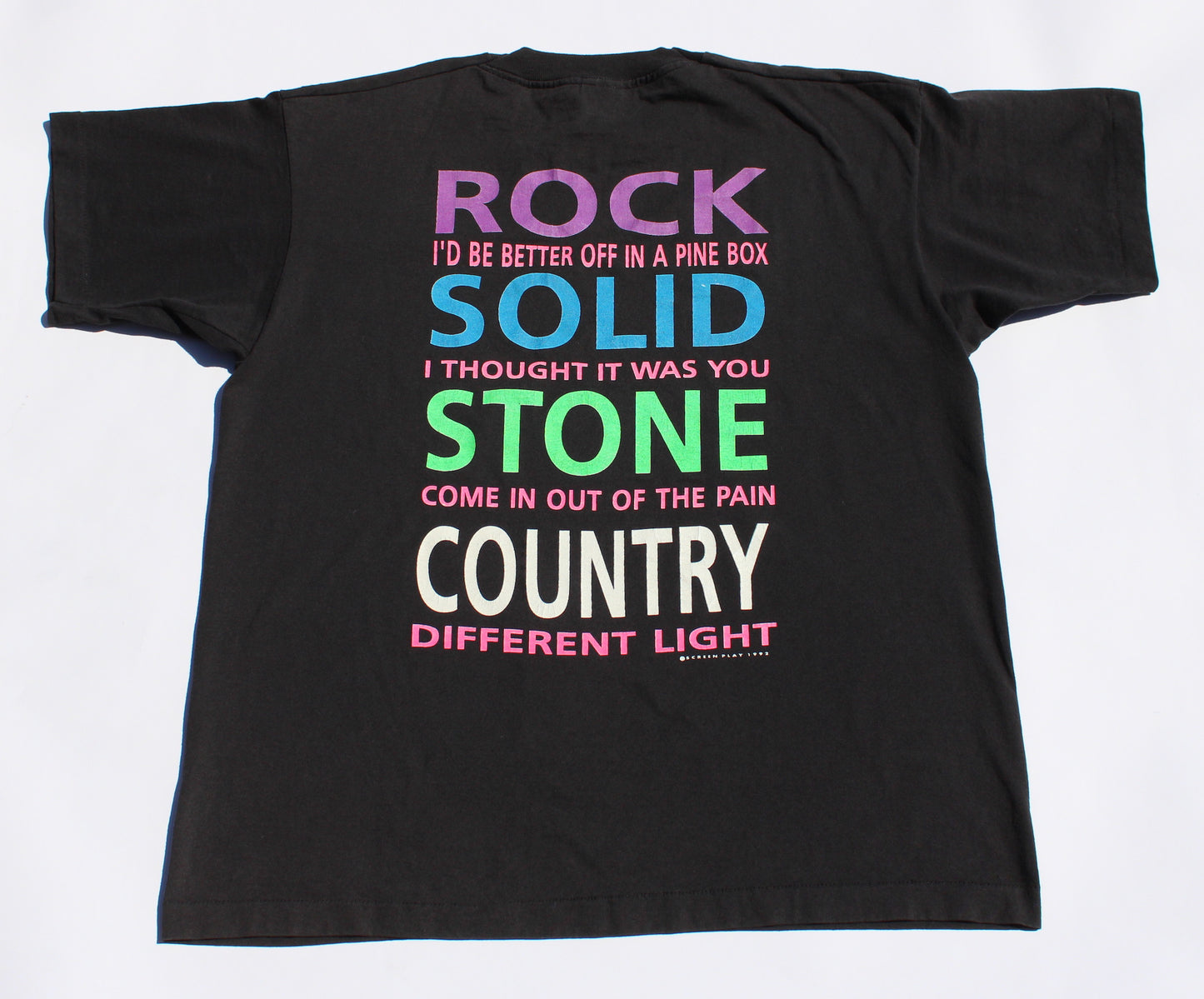 1991 Size XL Doug Stone "On Tour" Tee Shirt