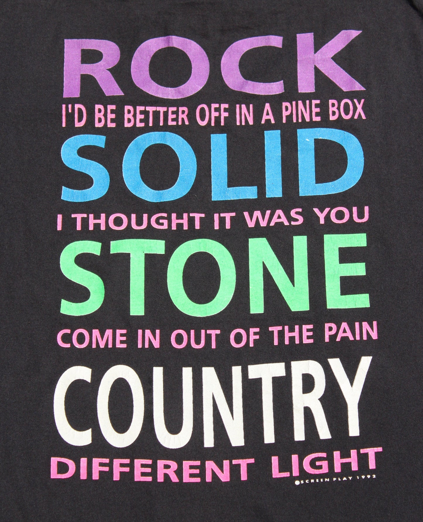 1991 Size XL Doug Stone "On Tour" Tee Shirt
