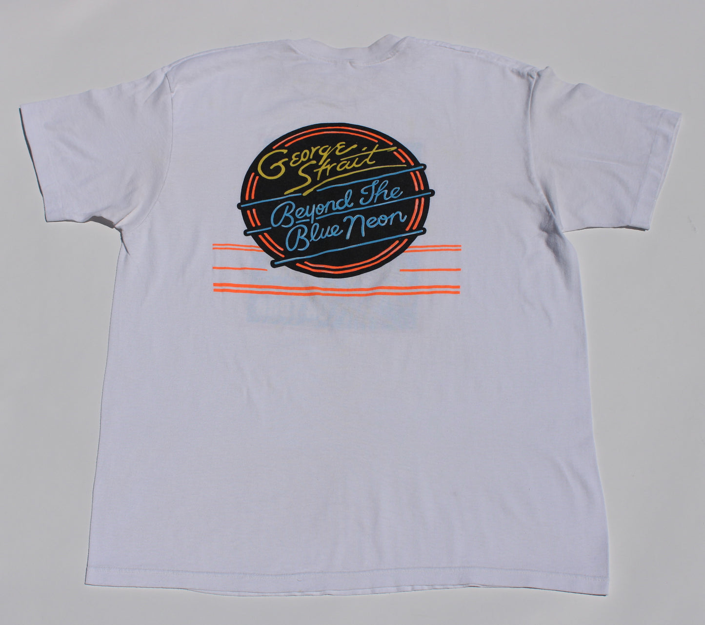 1989 Size XL George Strait "Beyond The Blue Neon" Tee Shirt