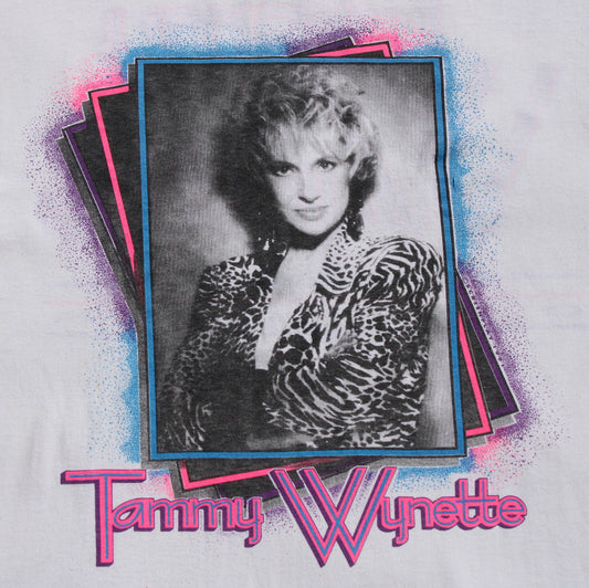 1991 Size Large Tammy Wynette "On Tour" Tee Shirt