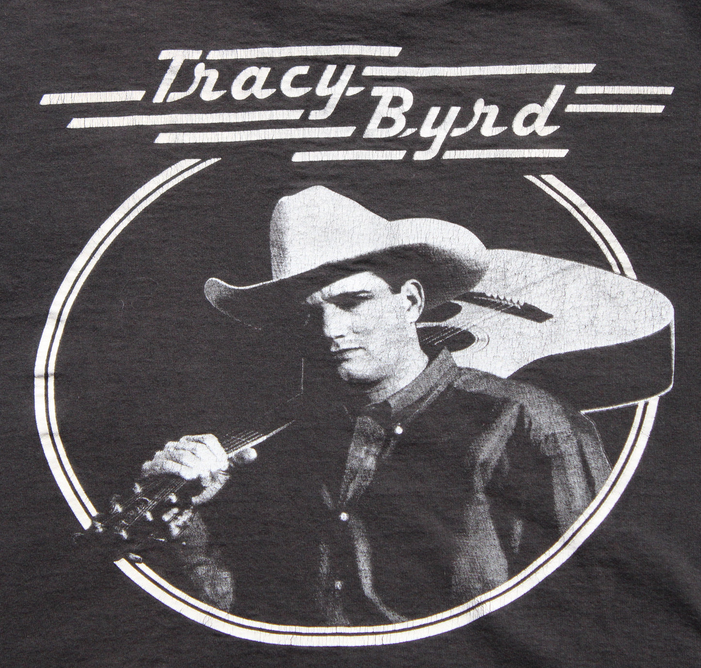 1990's Size Large Tracy Byrd "Logo" Tee Shirt