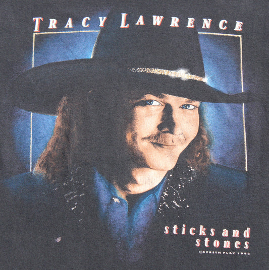 1992 Size Large Tracy Lawrence "Sticks and Stones" Tee Shirt