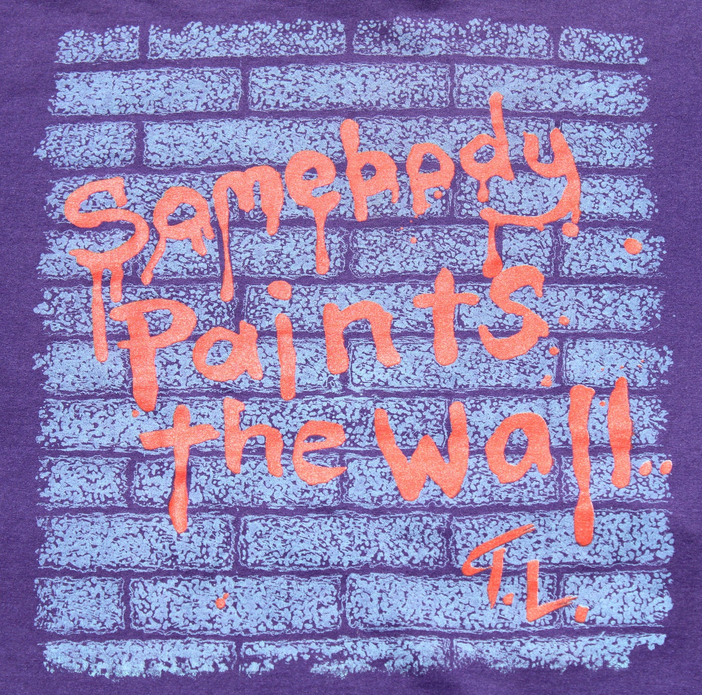 1990's Size Medium Tracy Lawrence "Somebody Paints The Wall" Tee Shirt