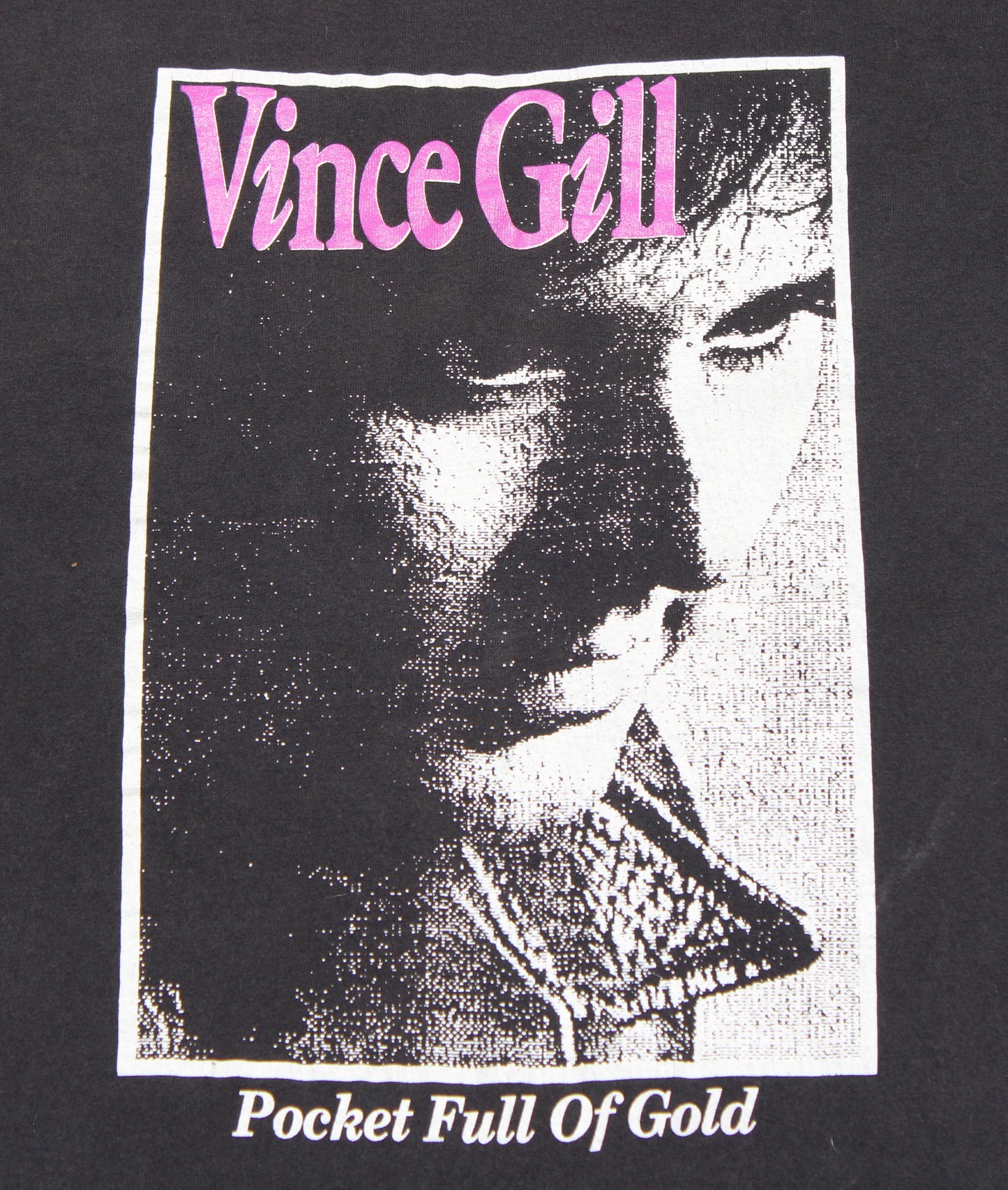 1990's Size Medium Vince Gill "Pocket Full Of Gold" Tee Shirt