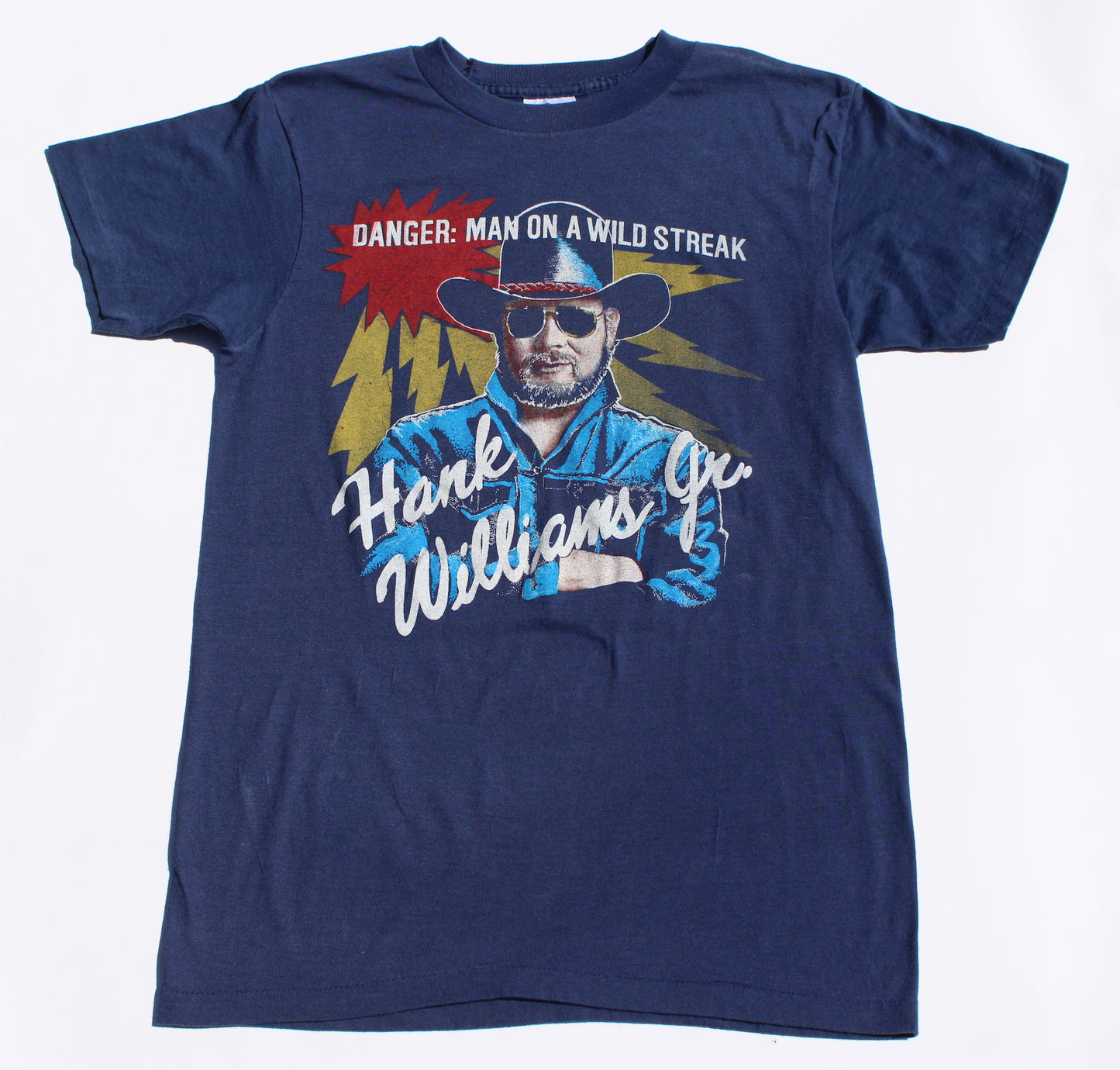 1988 Size Medium Hank Williams Jr. "Wild Streak Tour" Tee Shirt