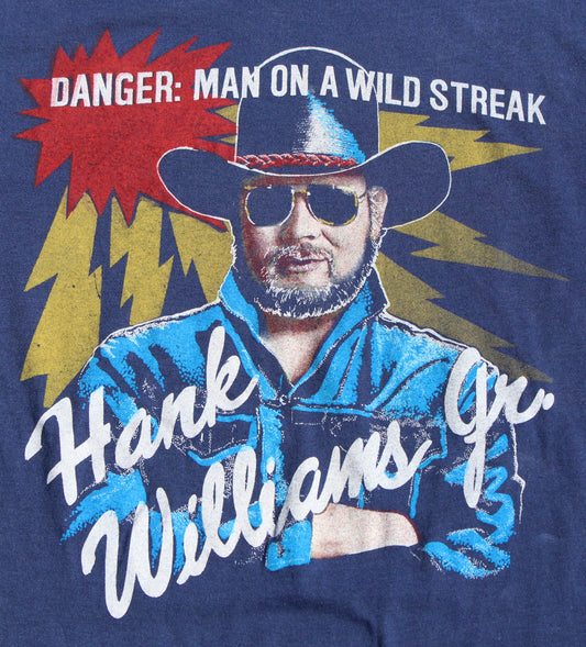 1988 Size Medium Hank Williams Jr. "Wild Streak Tour" Tee Shirt