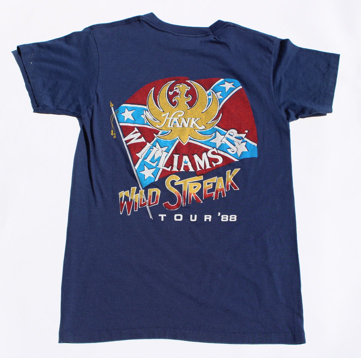 1988 Size Medium Hank Williams Jr. "Wild Streak Tour" Tee Shirt
