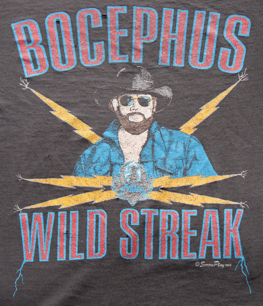 1988 Size Medium Hank Williams Jr. "Bocephus-Wild Streak" Tee Shirt