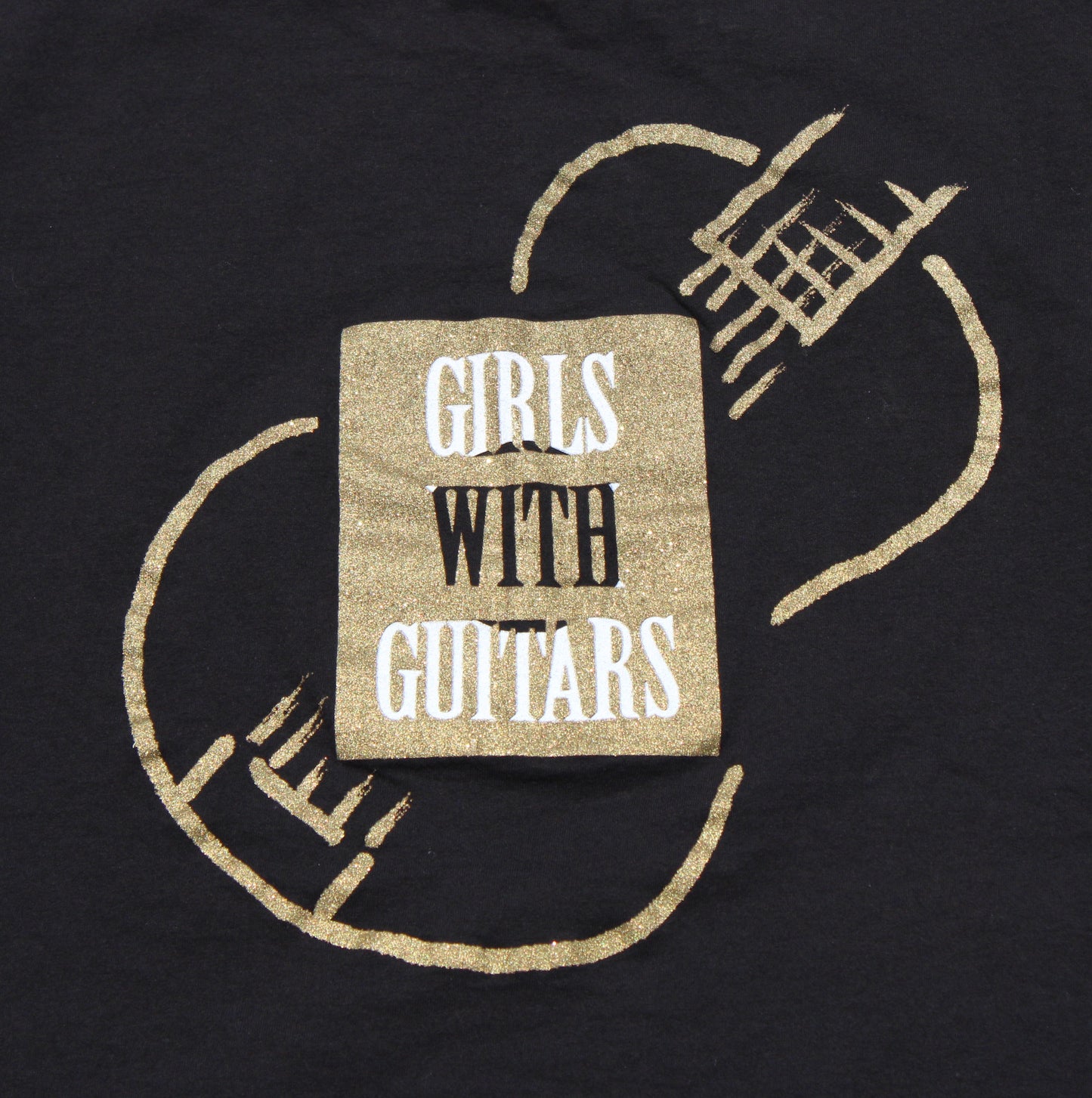 1990 Size Large Wynonna "Girls With Guitars-Black" Tee Shirt