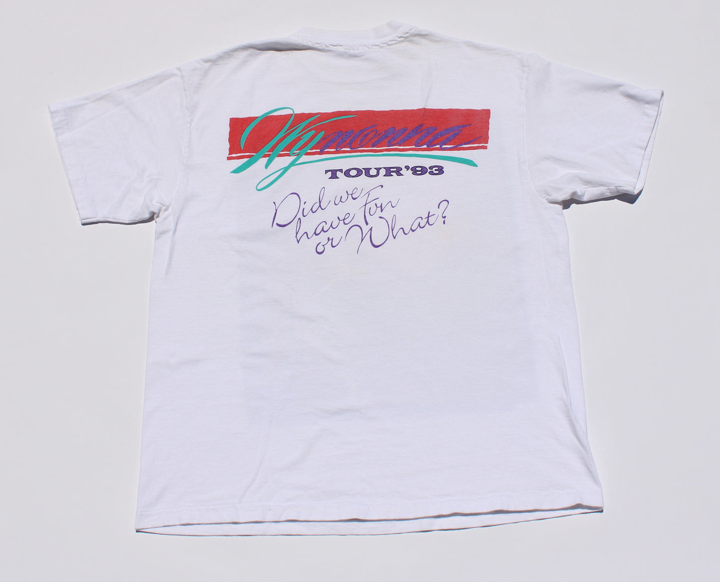 1993 Size Large Wynonna "Did We Have Fun" Tee Shirt