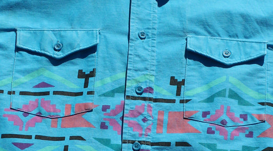 1990's Size XXL Wrangler Brushpopper Button Up shirt