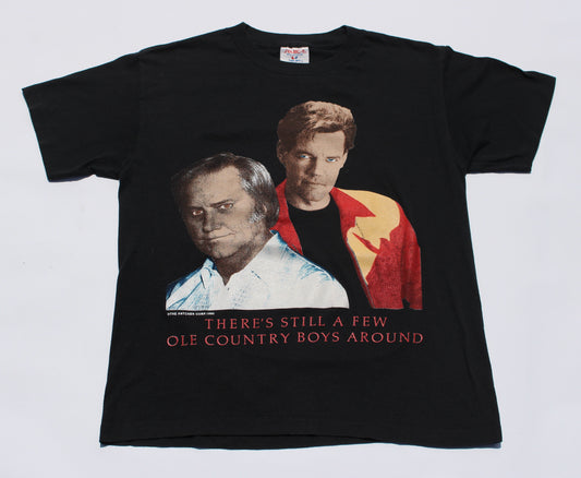 1990 Size Medium A Randy Travis X George Jones "Ole Country Boys" Tee Shirt