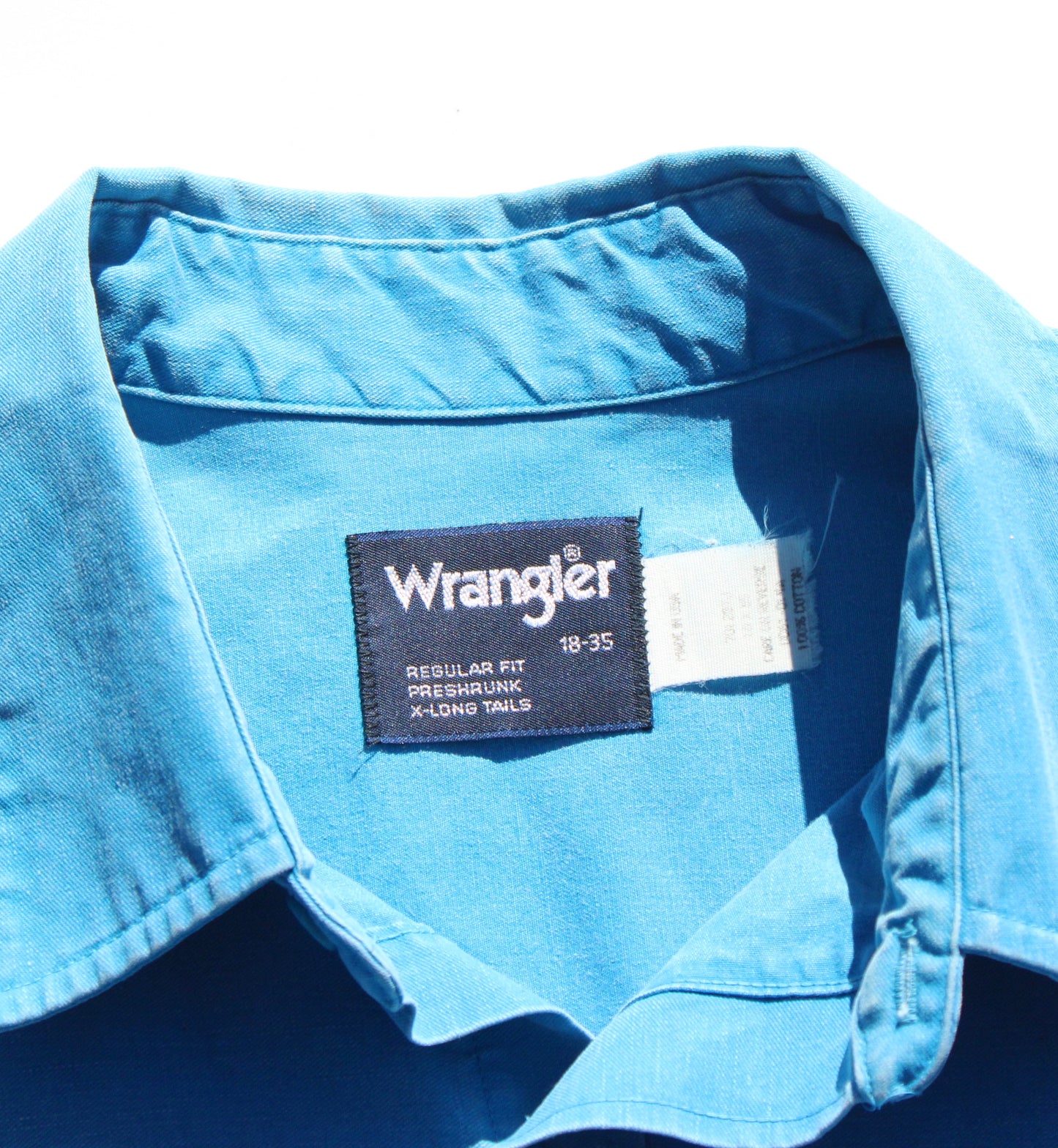 1990's Size XXL Wrangler Brushpopper Button Up shirt