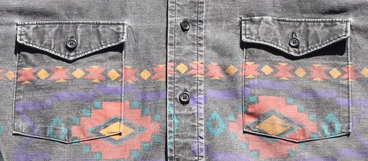 1990's Size XXL Wrangler Brushpopper Button Up shirt