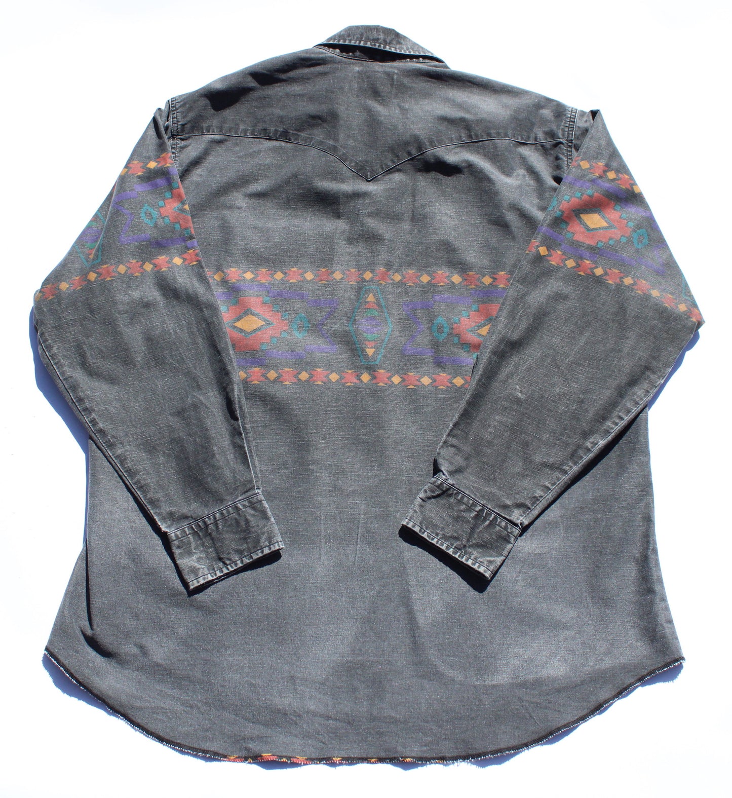 1990's Size XXL Wrangler Brushpopper Button Up shirt