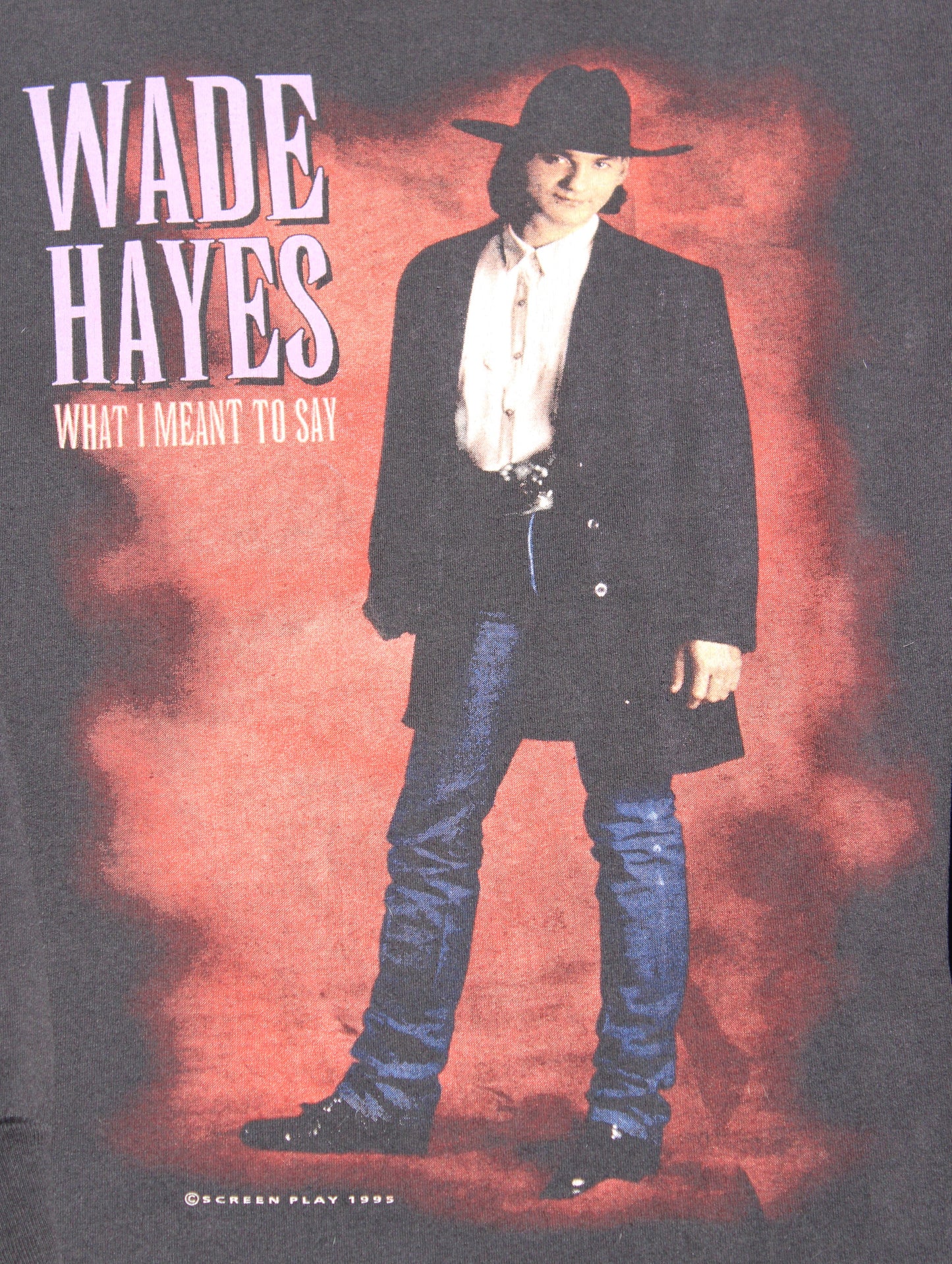 1995 Size Large Wade Hayes "What I Meant To Say" Long Sleeve Shirt