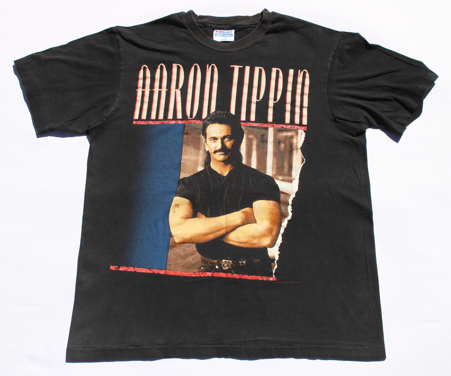 1992 Size Medium Aaron Tippin "Read Between The Lines" Tee Shirt
