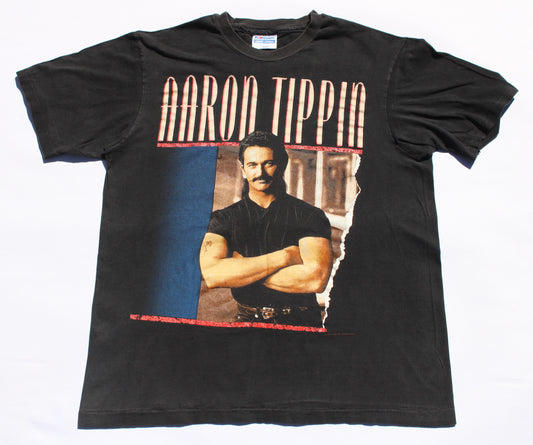 1992 Size Medium Aaron Tippin "Read Between The Lines" Tee Shirt