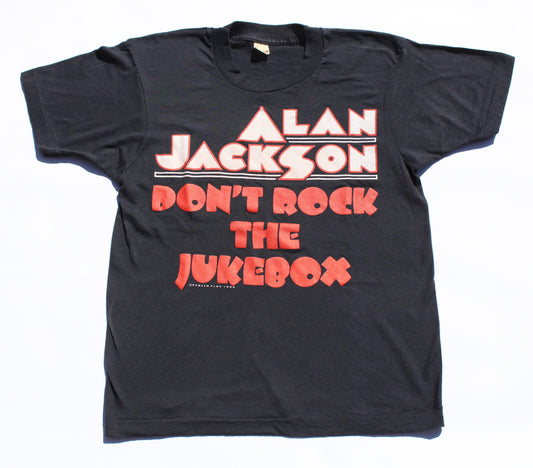 1992 Size Medium Alan Jackson "Don't Rock The Jukebox" Tee Shirt
