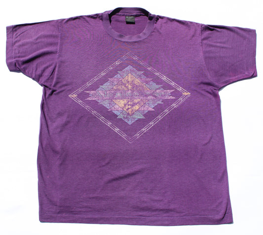 1993 Size XL Alan Jackson "A Lot About Livin'-Purple" Tee Shirt