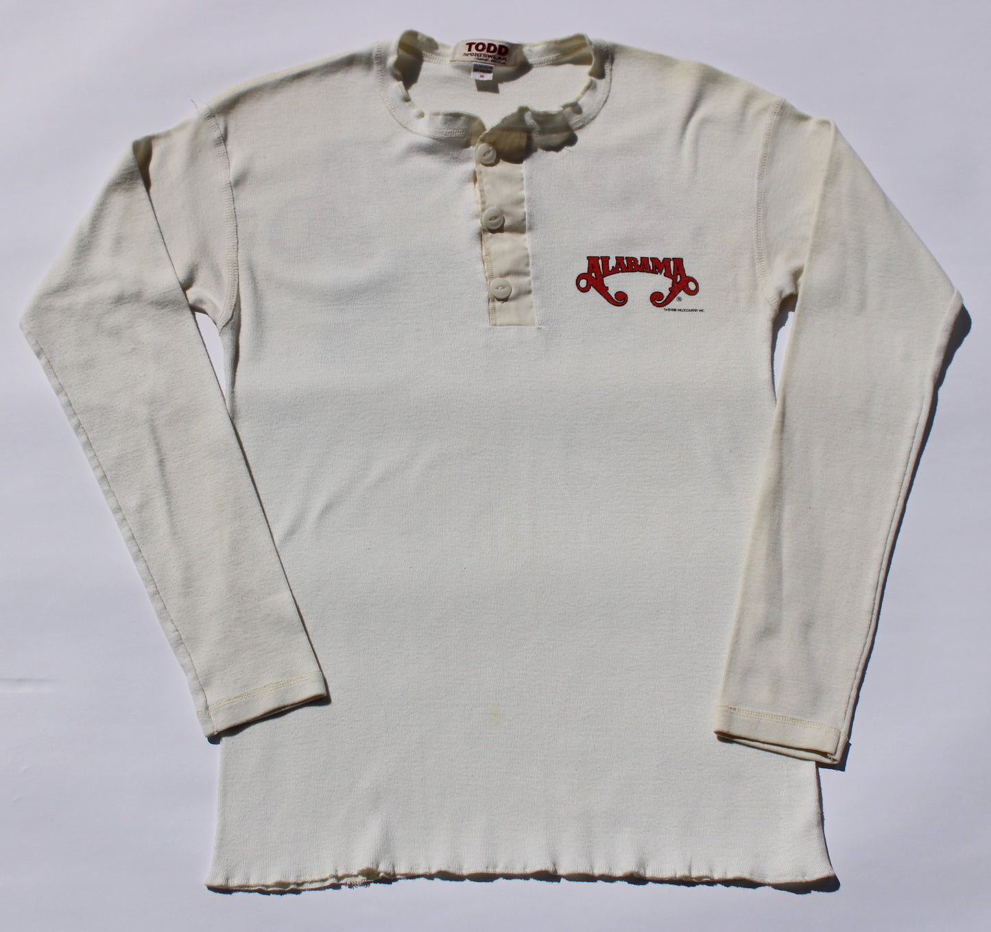 1984 Size Small Alabama "40 Hour Week Tour" Long Sleeve Shirt